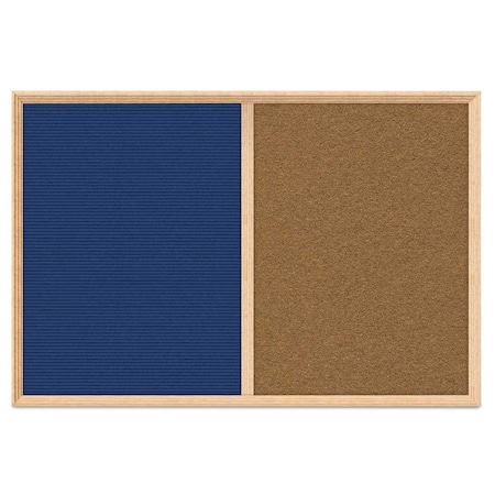 United Visual Products Enclosed Corkboard, 1 Door, 24"x36", 4" Fra, UV3422-BRONZE-BLACK UV3422-BRONZE-BLACK